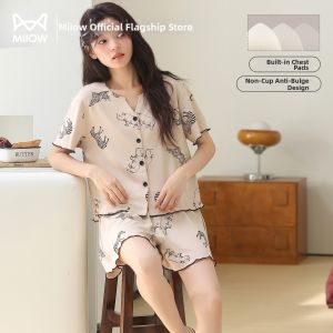 MiiOW | Short Sleeve Cotton Pajamas Set