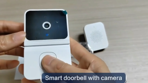 Door Bell Wireless Smart Wi-Fi Doorbell Outdoor Waterproof HD Camera Anti-Theft Night Vision Visual Intercom