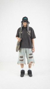 DENIMITUP \"TRILOGO\" - BANDANA HITAM/MERAH/BIRU