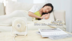 REMAX RS-ZF03 Slim Ultra-Thin Desktop Portable Rechargable Fan