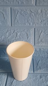 Plain White Thick Disposable Paper Cup 16 OZ (Height: 5.5 inches Opening 4.0 inches) Available Quantity: (6 Pcs/Set) (12 Pcs/Set) (24 Pcs/Set)