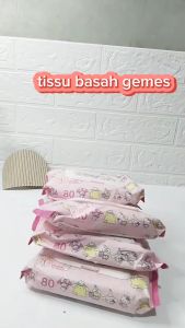 Paket Tissue Basah Baby 3 Pack isi 80 Sheet Tisu