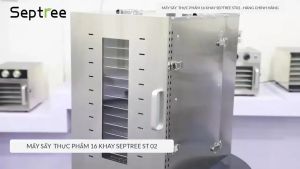 Máy sấy thực phẩm 16 tầng chuyên nghiệp dung tích 100 lít thương hiệu Mỹ Septree ST-02 - BẢO HÀNH 12 THÁNG