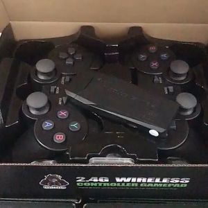 COD♥M8 konsol video game 32G/64G built-in 3500 retro game double/dua genggam game stick wireless controller Hadiah Natal (Pitthill)