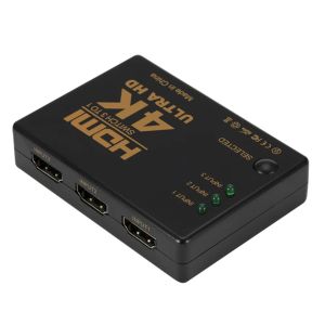 Bộ Chuyển Đổi HDMI 4K 5 Vào 1 Ra Bộ Chọn Tín Hiệu Video HD Với Điều Khiển Từ Xa Hồng Ngoại Cho PS4 PS3 Xbox DVD HDTV PC Laptop - Hỗ Trợ 3D 1080P