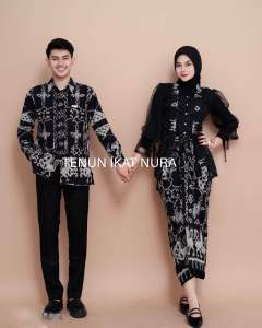 Puspa Set Dress Tenun Couple Tenun outfit Tenun