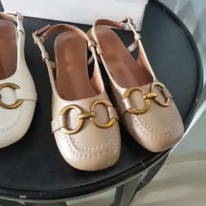 AGI0621 Sandal Tali Wanita Fashion Import Ballerina Simple Sling Back Bisa COD (Dengan Kotak)