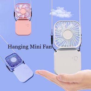 ✅100% Original AMZ USB Fan Portable Hanging Neck Fan Outdoor Sports Electric Fan Folding Fan