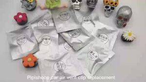 4 Pack Car Air Freshener Refills Car Air Vent Clip Replacement Set Pads Solid Scent Air Freshener Refills Fragrance Long Lasting