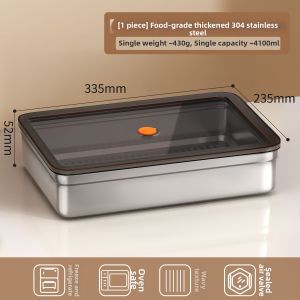 JOYBOS | Stainless Steel Sealed Food Storage Container