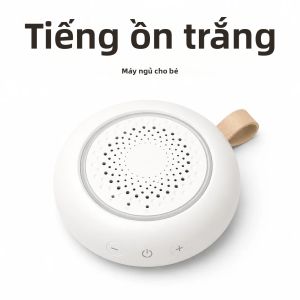 Máy Tạo Tiếng Ồn Trắng Sạc Được Dành Cho Bé Với Đèn Ngủ Phát Hiện Tiếng Khóc Và Hẹn Giờ Tự Động - Máy Tạo Âm Thanh Ru Ngủ Di Động