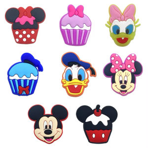 Mesuca | Mesucs 8-48Pcs Cartoon Shoe Charms for Women Men Girls Shoes Decoration Accessories For Clog Sandal Wristband Bag