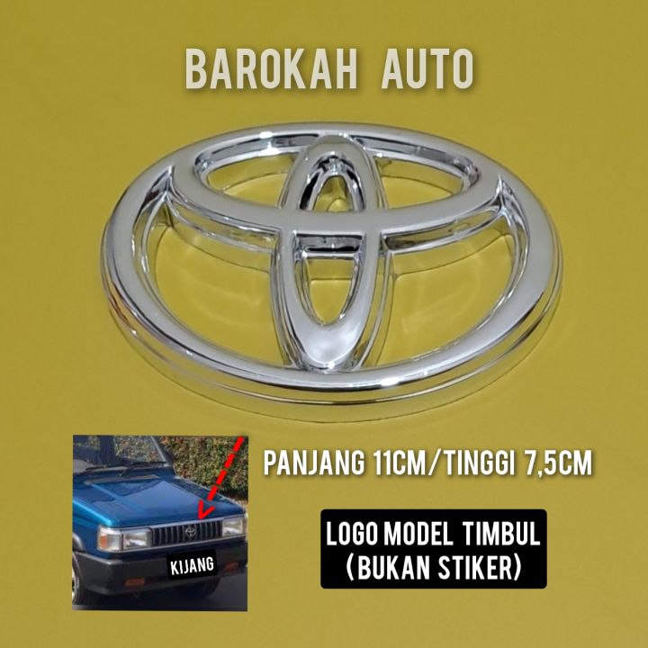 emblem logo toyota depan untuk grill depan kijang super kijang grand