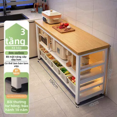 Tủ Lưu Trữ Bếp Đa Năng Có Bàn Cắt