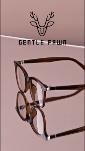 Gentle Fawn Kacamata Antiradiasi Blueray Sinar Biru Bentuk Kotak Bahan TR90+Acetate Kuat Kokoh Trendy Style Bisa Minus 9146