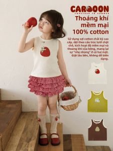 YOEHYAUL | Áo Thun Không Tay Tròn Cổ Thoáng Khí Phong Cách Thường Ngày