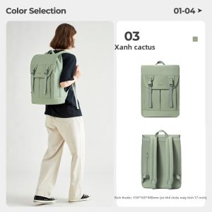 Mr.Ace Homme | Balo Đi Làm Phong Cách Đường Phố Mỹ Chứa Laptop 17 Inch