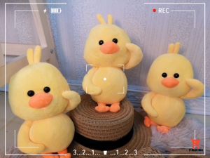 VTOM Adorable Yellow Duck Soft Plush Toy DollPlushies Stuffed Toys Anak Patung Itik (30cm)