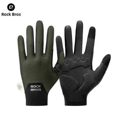 RockBros | Găng Tay Chạm Màn Hình Dành Cho Đạp Xe Ngón Bán Dài
