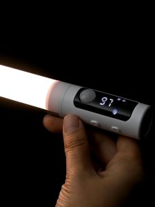 Smart Magnetic Cabinet Light with Motion Sensor TYPE-C Rechargeable LED Power Digital Display Night Light for Kitchen Bedroom Wardrobe Bedside Table Lamp Adjustable Three Light Colours