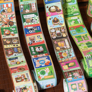 2m/Roll Retro Japanese Stationery Tapes Creative DIY Handbook Scrapbooking Stickers Planner Decorative Collage Journal Supplies
