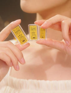 ZHOU LIU FU 周六福 999 Solid Gold Ingot Real Pure 999 Gold Bar Nugget Bullion Happy Birthday Investment Gold 生日快乐金条 1G/2G/5G A1213969