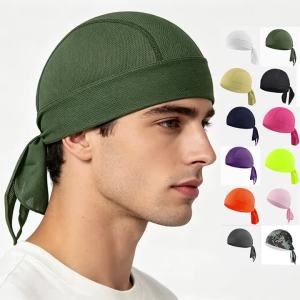 WRELS | Summer Cycling Bandana Headscarf Sweat Wicking Quick Dry Running Helmet Inner Hat Sweat Absorbing Comfortable Climbing Caps