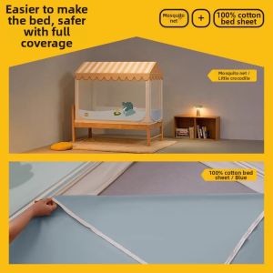 Cartoon Design Baby Crib Mosquito Net