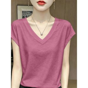 V.C.I | Summer New Loose and Slim V-Neck Short Sleeve T-Shirt