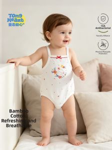 TONGLIANCHUXIN | Summer Thin Baby Onesie Bib Overall