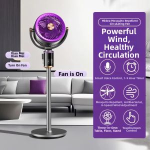 Midea | Mosquito-Repelling Anti-Bacterial Smart Quiet Electric Fan