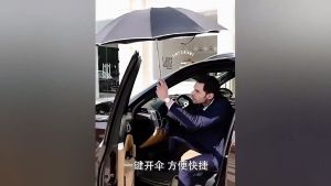 High Quality Umbrella Automatic Reverse Foldable Umbrella Reflective Umbrella Sun Umbrella Anti UV Guard Reinforced Umbrella Stand