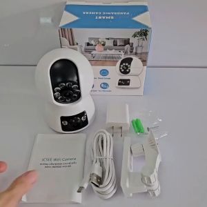 Cameras giám sát iCSee XM-Q24  Báo động phát hiện chuyển động có âm thanh- Ánh sáng ban đêm- WIFI 2.4G