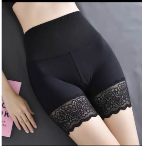 1714#กางเกงขาสั้นเอวสูงควบคุมหน้าท้องผ้าไหมน้ำแข็งระบายอากาศได้ดีไม่จางหายการทำตัวให้ผอมราคาขายส่งจัดส่งในวันเดียวกัน