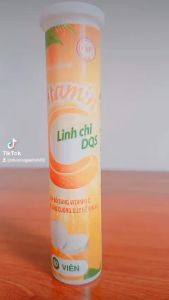 [VN] Set 10 Tuýp Vitamin C Sủi Linh Chi DQS 200 Viên