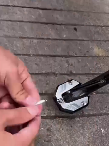 SEAMETAL Tatakan Standar Samping Motor Sepatu Standar Samping CNC Universal Side Stand Pad Motor Anti Licin