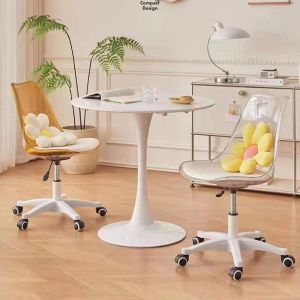 Home Simple Women Suitable Makeup and Live Streaming Swivel Adjustable Chair