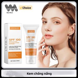 Kem Chống Nắng Bảo Vệ Tia Cực Tím Với Axit Hyaluronic Kem Dưỡng Ẩm Kiểm Soát Dầu Kem Che Khuyết Điểm Chống Nắng Kem Chống Nắng Toàn Thân 50g