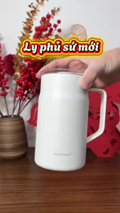 Ly Giữ Nhiệt LocknLock Metro Ceramic Mug LHC4282_C 600ml Hàng Chính Hãng Thép Phủ Sứ - JoyMall
