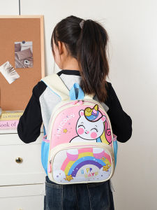 MUXIAOHUAN | Light Breathable Cartoon Kids Unicorn Dinosaur Backpack