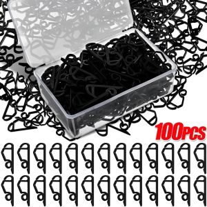100PCS Plastic Hook Gutter Heavy Duty Clips Christmas Light Wire Clamp Outdoor Securing Lights Hooks