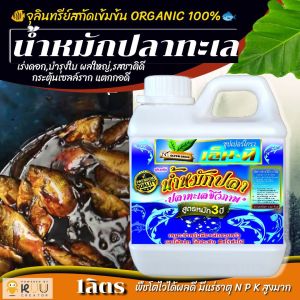 น้ำหมักปลาทะเล1ลิตร บำรุงเร่งราก ดอก ใบ พืชทุกชนิด