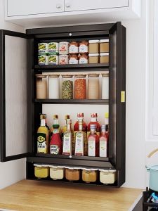 Lemari Dapur Gantung Lemari Dinding Dapur Rak Gantung Dapur Kabinet Dapur Atas Rak Bumbu Dapur Dinding Lemari Kabinet