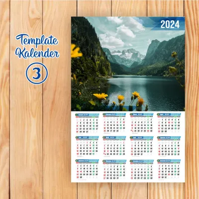 Kalender 2024 Edisi Pemandangan Alam Kalender Eksklusif Keren 2024