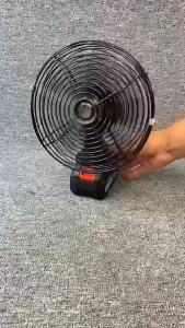 Cordless Rechargeable Electric Fan Lithium Battery Rechargeable Fan 8-Inch Lithium Battery Fan Portable Outdoor Fan Wireless Fan Portable Fan Electric Fan Cordless Fan Desktop Fan Outdoor Makita Lithium Battery Fan