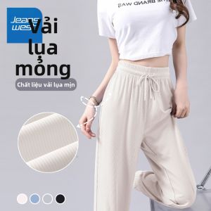 Jeanswest | Quần Dài Mỏng Hơi Lạnh Vải Lụa Cao Cấp Chống Tia UV Mùa Hè Đai Cao
