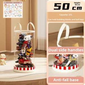 Dustproof Large Capacity Toy Box with Lid for Classification