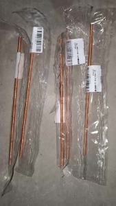 1pcs Coppers Threaded Rods M5 M6 M8 M10 M12 200mm Threaded Bar Studding Fasteners Brass Threaded Studding Bar