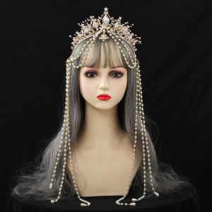 มงกุฎรัศมีของผู้หญิง มงกุฎประดับศีรษะเทพธิดา หนังสือชุดราตรีภาพ ห่วงผม