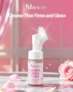 SJ Beauty Botox Facial Wash Hyaluronic Acid Rosewater